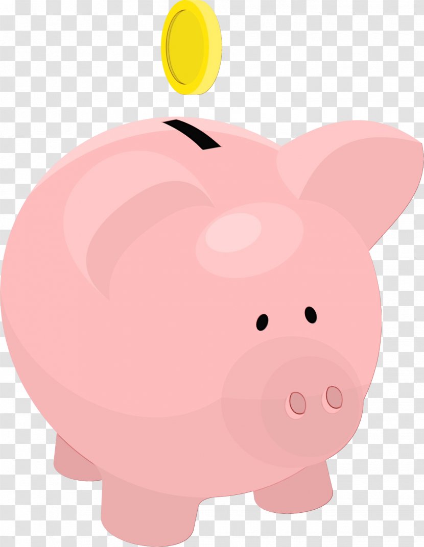 Piggy Bank - Wet Ink - Money Handling Snout Transparent PNG