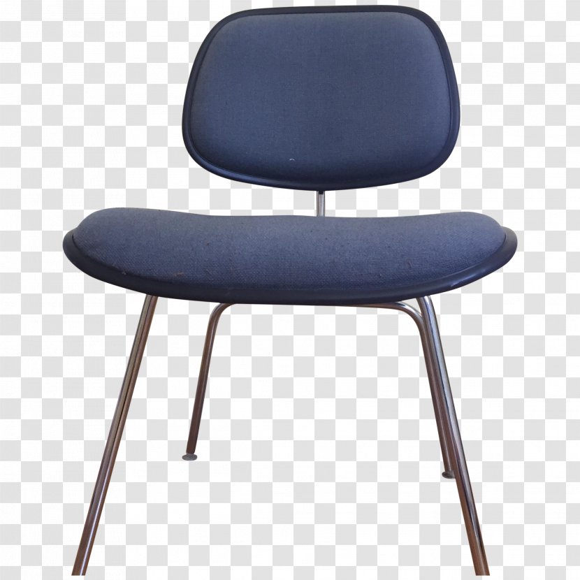 Chair Plastic Cobalt Blue Armrest Transparent PNG