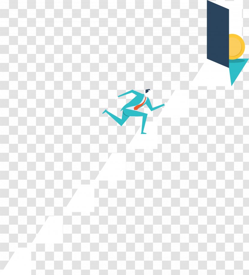 Brand Line Point Angle - Microsoft Azure - The Man On Stairs Transparent PNG