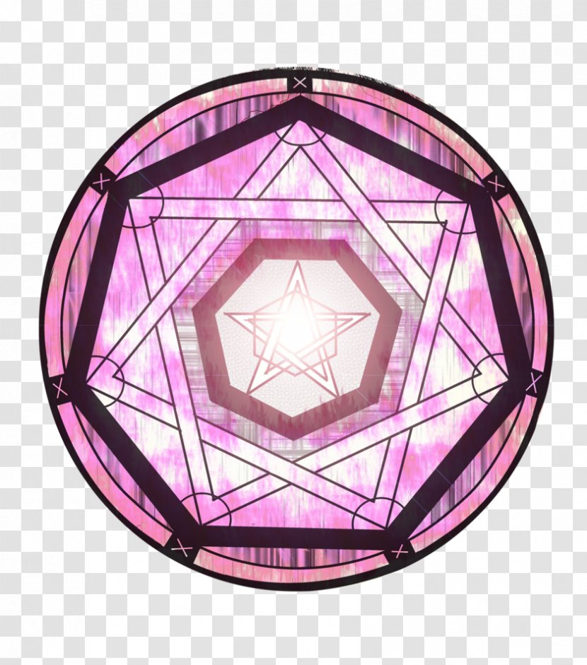 Symmetry Pattern Pink M Glass Unbreakable - Sigil Transparent PNG
