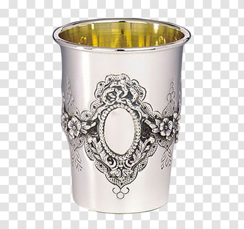 Kiddush Silver Cup Judaism Mug - Chalice - Double Transparent PNG