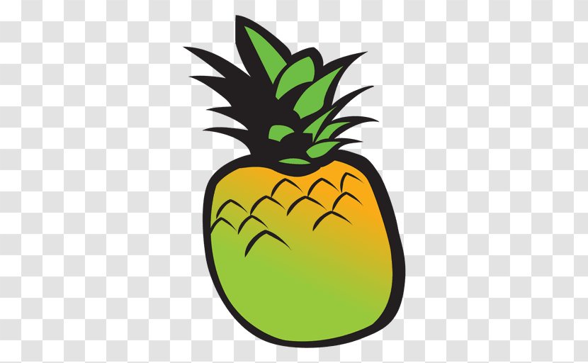 Fruit Cartoon Drawing - Pineapple Transparent PNG