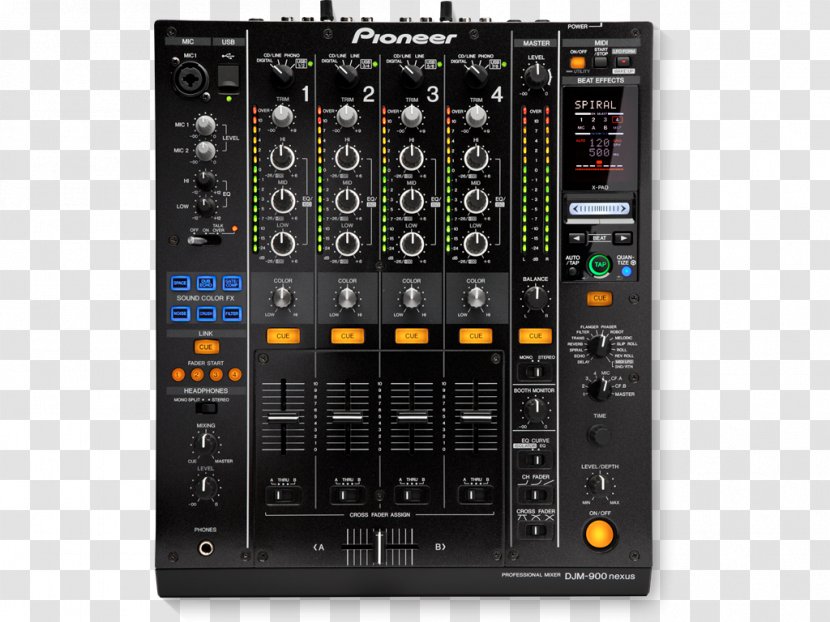 CDJ-2000 DJM Disc Jockey Audio Mixers - System - Electronic Component Transparent PNG