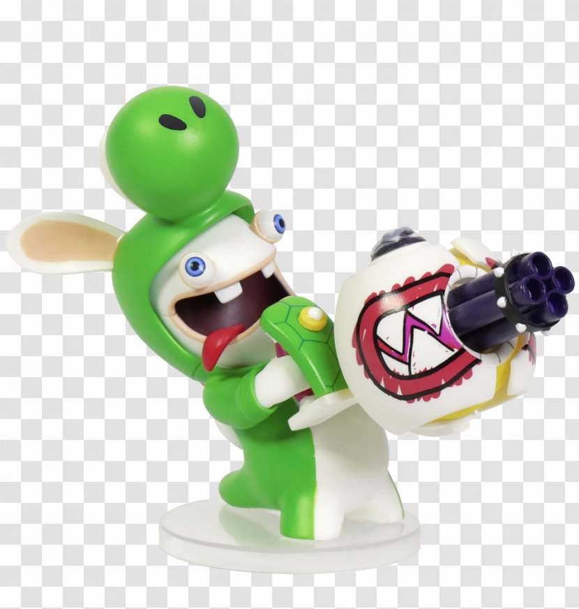 Mario + Rabbids Kingdom Battle & Yoshi Princess Peach Luigi Nintendo Switch - Raving Transparent PNG