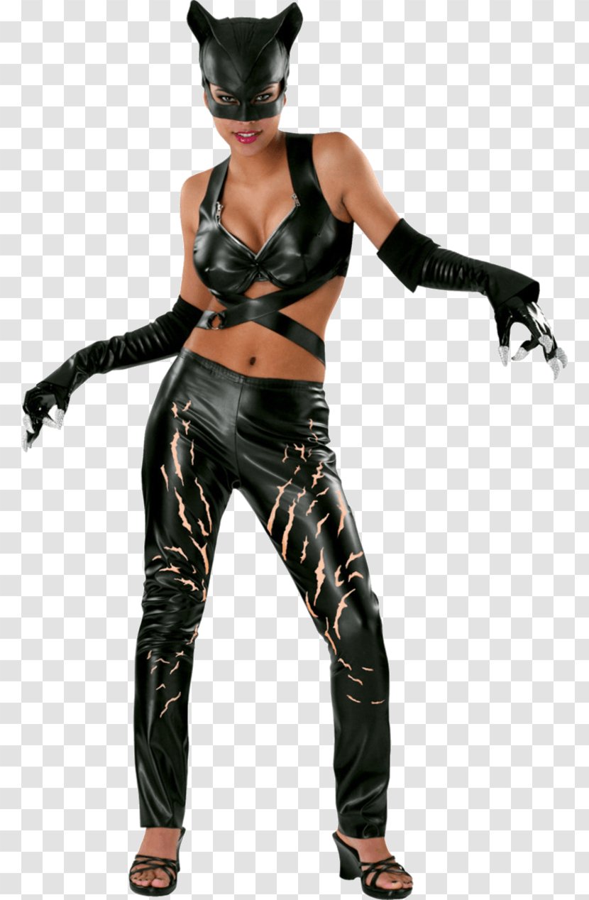 Catwoman Batman Halloween Costume Female - Watercolor Transparent PNG