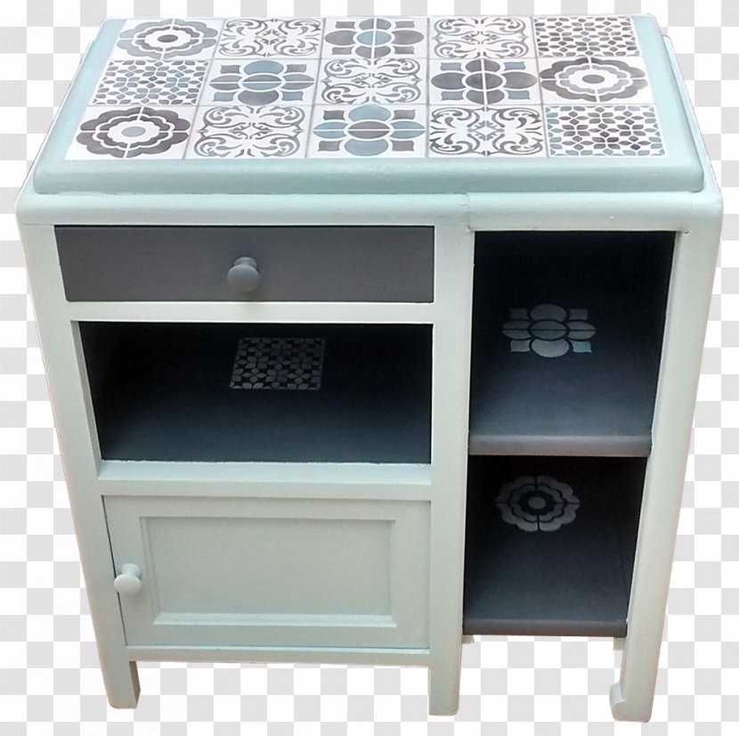 Bedside Tables Cement Tile Furniture - Wall - Table Transparent PNG