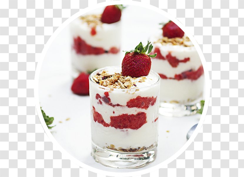 Parfait Trifle Superfood Organic Food Strawberry - Toppings Transparent PNG