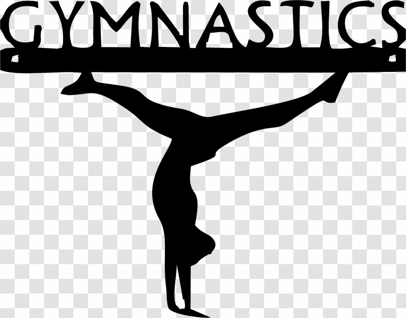 Artistic Gymnastics Handstand Handspring Clip Art - Text Transparent PNG