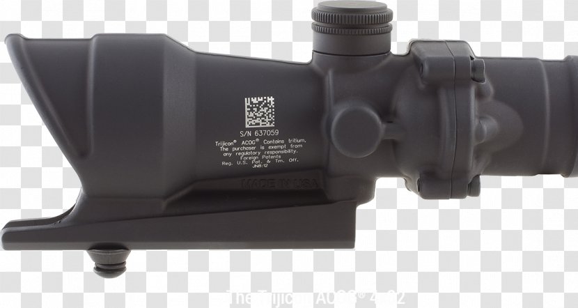 Advanced Combat Optical Gunsight Trijicon M4 Carbine Telescopic Sight - Watercolor - Acog Scope Transparent PNG