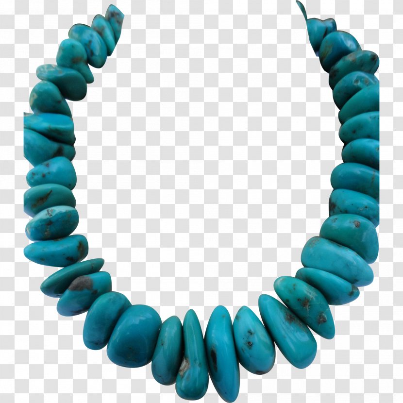 Jewellery Turquoise Gemstone Necklace Clothing Accessories - Glass Bead Transparent PNG