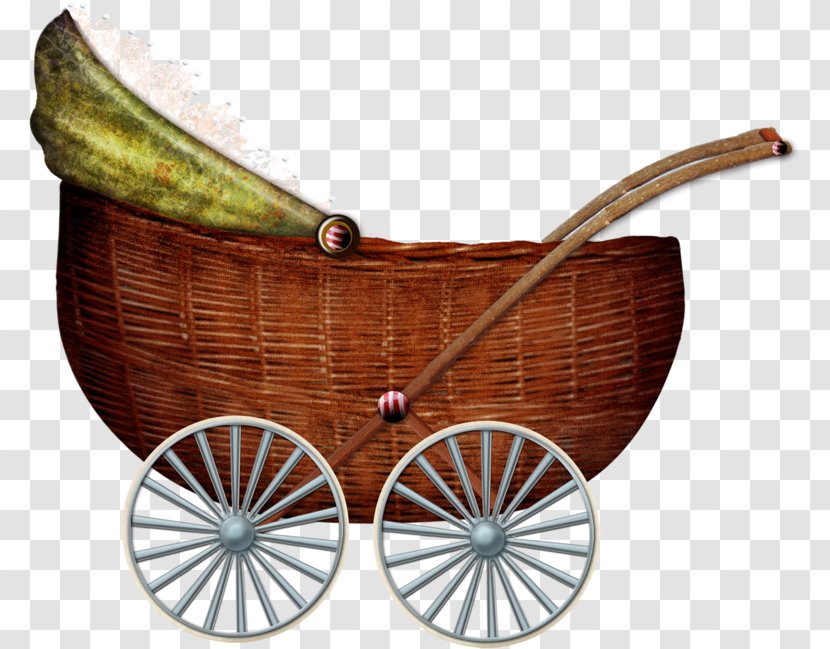 Baby Background - Wagon - Metal Wicker Transparent PNG