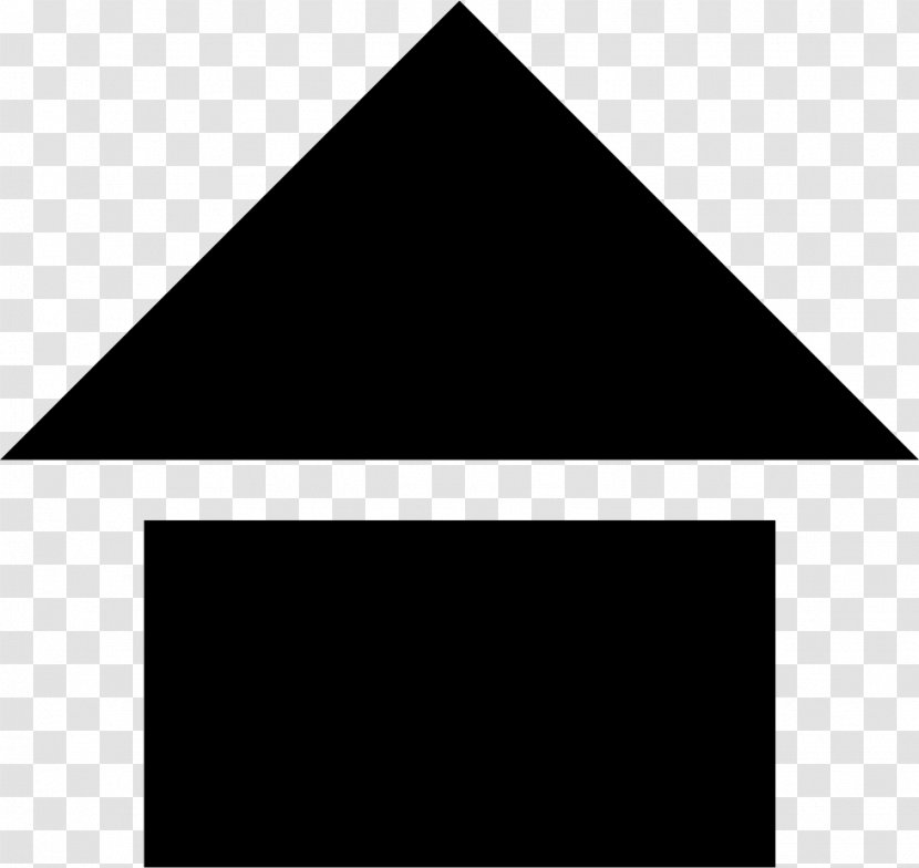 Triangle Black M Font - Area Transparent PNG