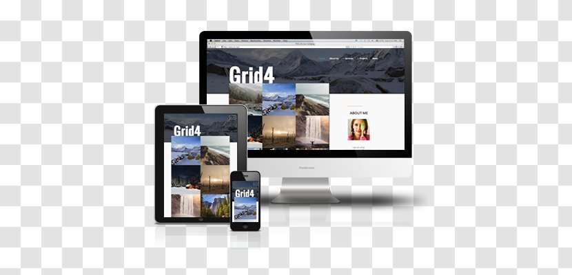 Multimedia Electronics Brand Communication - Responsive Grid Builder Transparent PNG