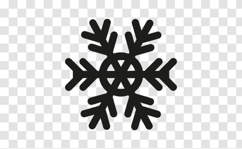 Snowflake Light - Black And White - Ornaments Transparent PNG