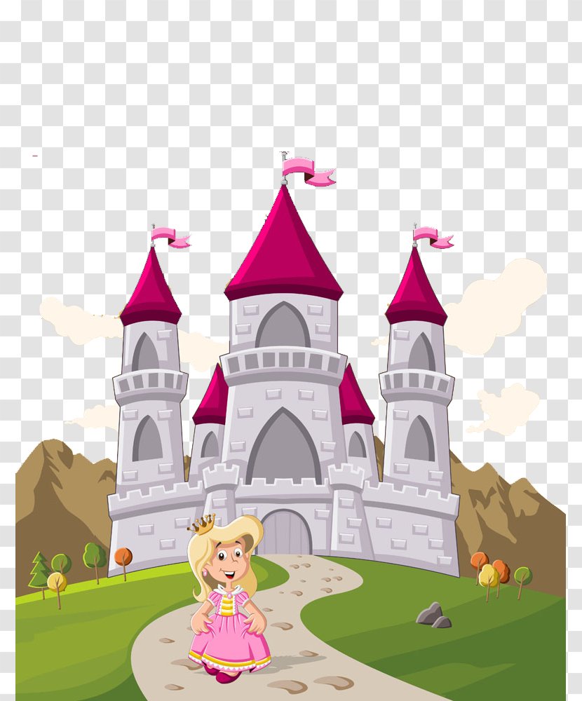 Princess Castle Cartoon Royalty-free - Art - And Transparent PNG