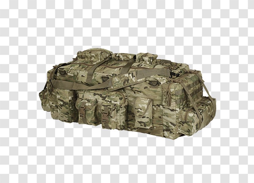 MultiCam Bug-out Bag Backpack MOLLE - Operational Camouflage Pattern Transparent PNG