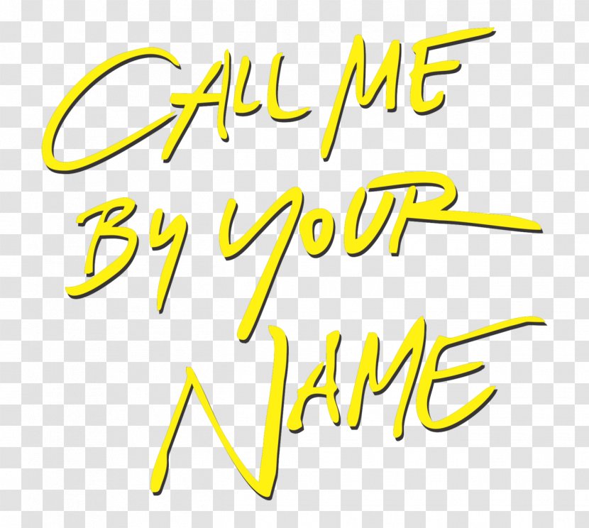 Call Me By Your Name Font Logo Typography Calligraphy - Area - Callme Transparent PNG