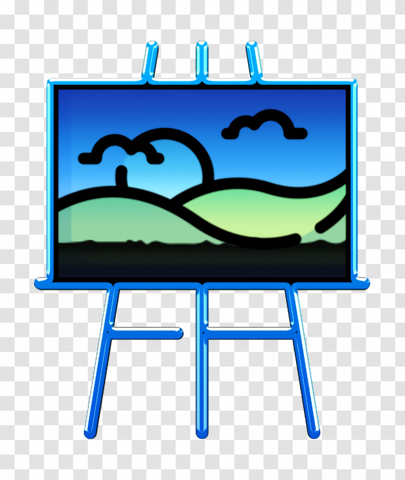 Artist Studio Icon Easel Icon Transparent PNG