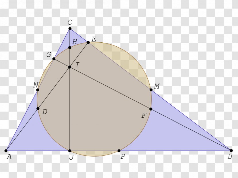 Nine-point Circle Midpoint Triangle - Simson Line - Circulo Transparent PNG