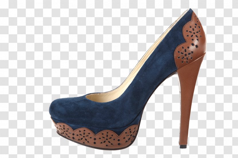 High-heeled Shoe Footwear Sandal Jeans - Electric Blue Transparent PNG