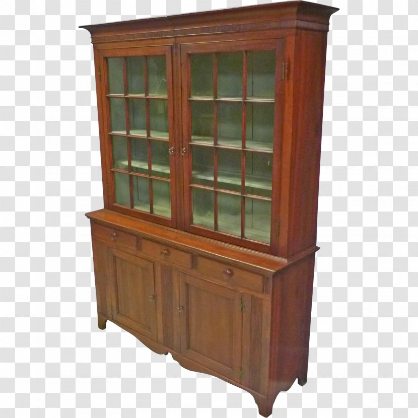 Pennsylvania Antique Cupboard Furniture Bookcase - Wood Transparent PNG