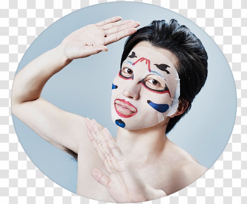 Face Kabuki Facial Nose Kumadori - Finger Transparent PNG