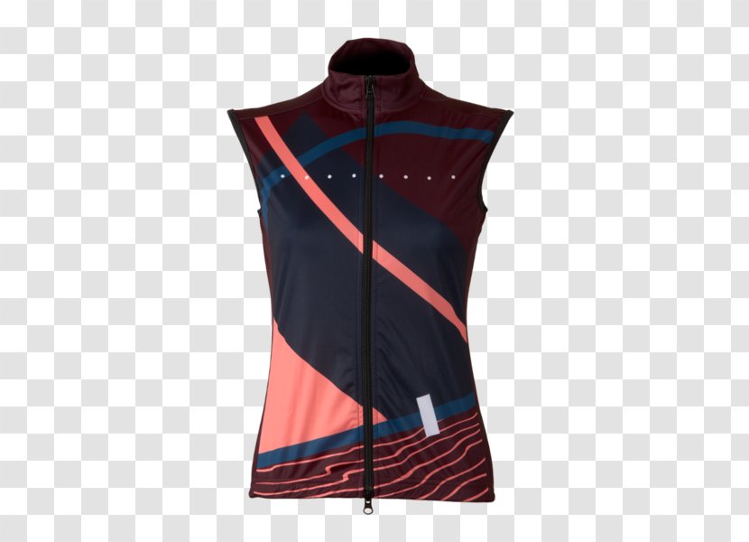 Gilets Jacket Cycling Waistcoat - Clothing - Maroon Plum Transparent PNG