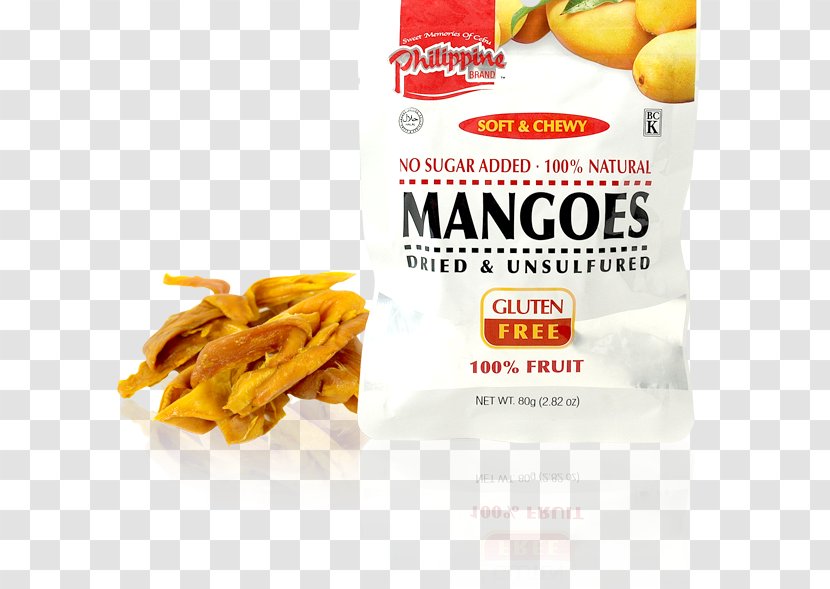 French Fries Muesli Mango Auglis Gluten-free Diet - Dried Fruit - GUYABANO Transparent PNG