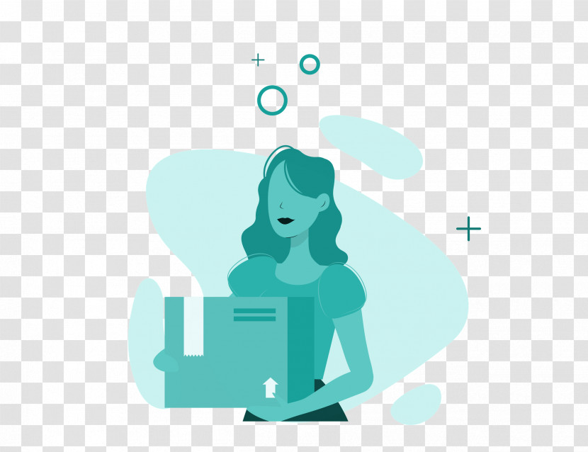 Logo Human Behavior Joint Turquoise Transparent PNG