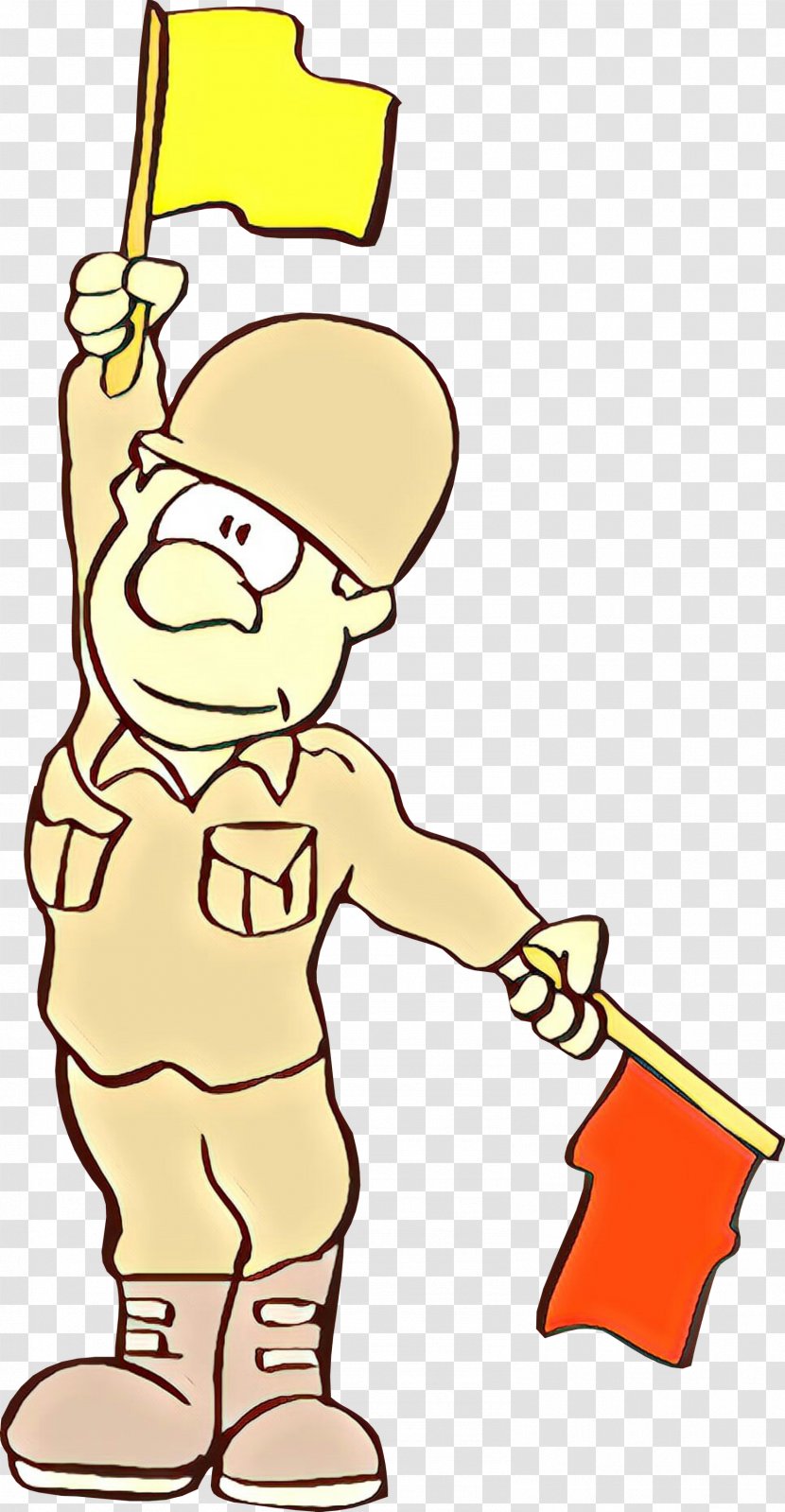 Clip Art Soldier Military Cartoon - Character - Thumb Transparent PNG