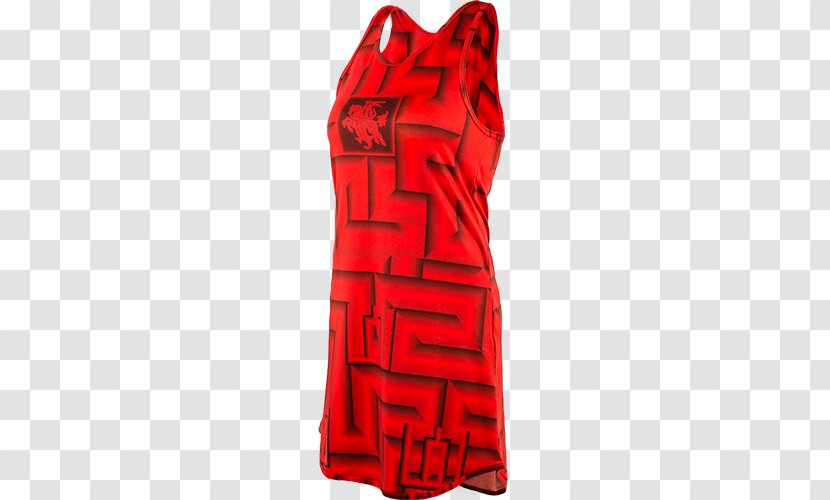 Shoulder Dress Outerwear RED.M Transparent PNG
