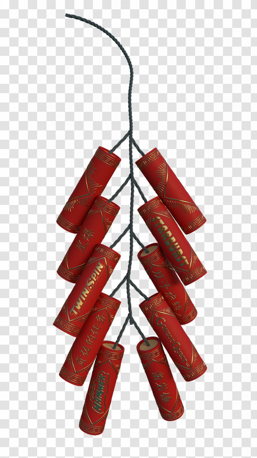 Red Christmas Tree - Pine Family Transparent PNG