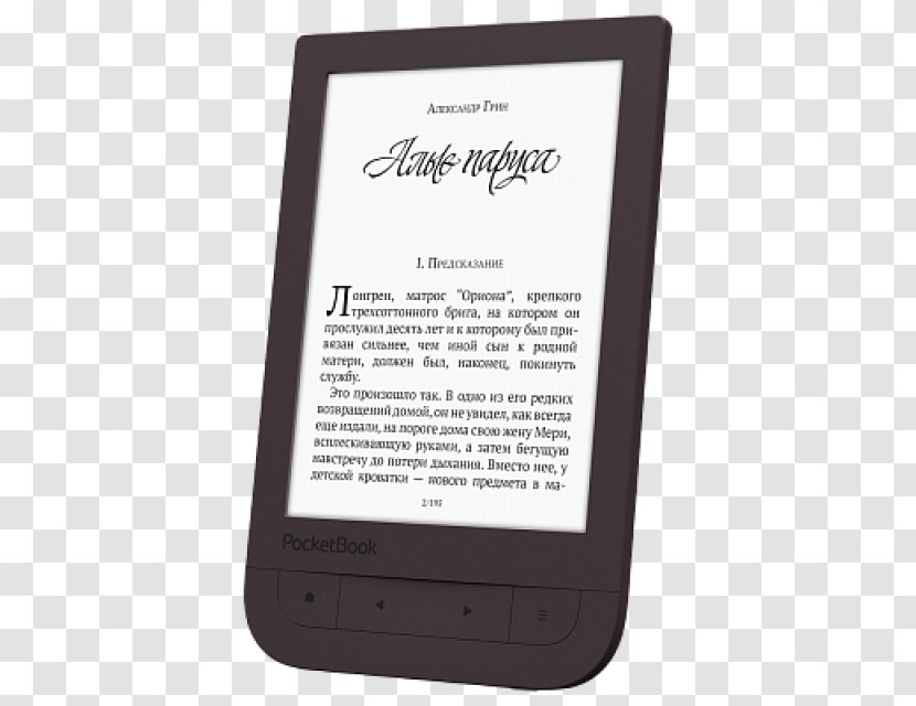Boox Sony Reader E-Readers PocketBook International EBook 15.2 Cm PocketBookTOUCH HD - Electronic Device - Book Transparent PNG