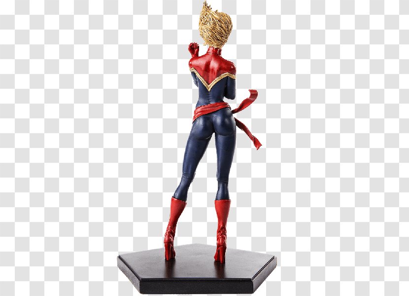 Carol Danvers Captain Marvel (Mar-Vell) Figurine Comics - Toy - Iron Studios Transparent PNG