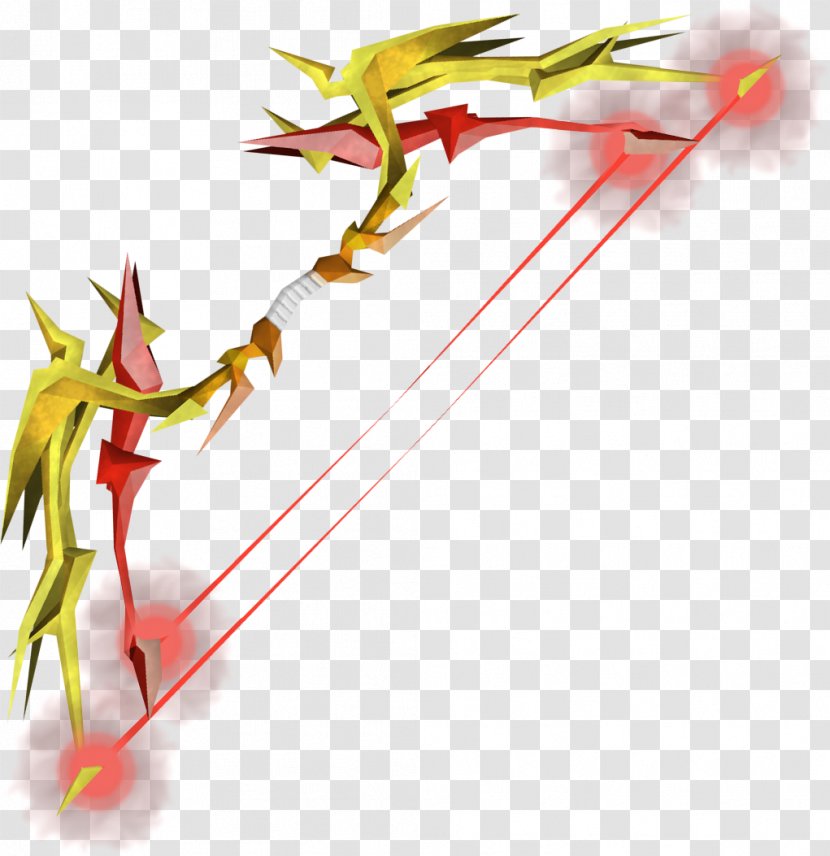 RuneScape Bow And Arrow Composite Weapon - Ranged Transparent PNG