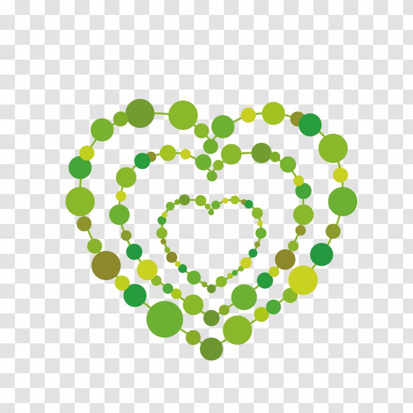 Vector Green Heart-shaped - Royalty Free - Pattern Transparent PNG