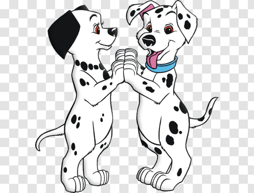 Dalmatian Dog Puppy Rolly YouTube 101 Dalmatians - Cartoon Transparent PNG