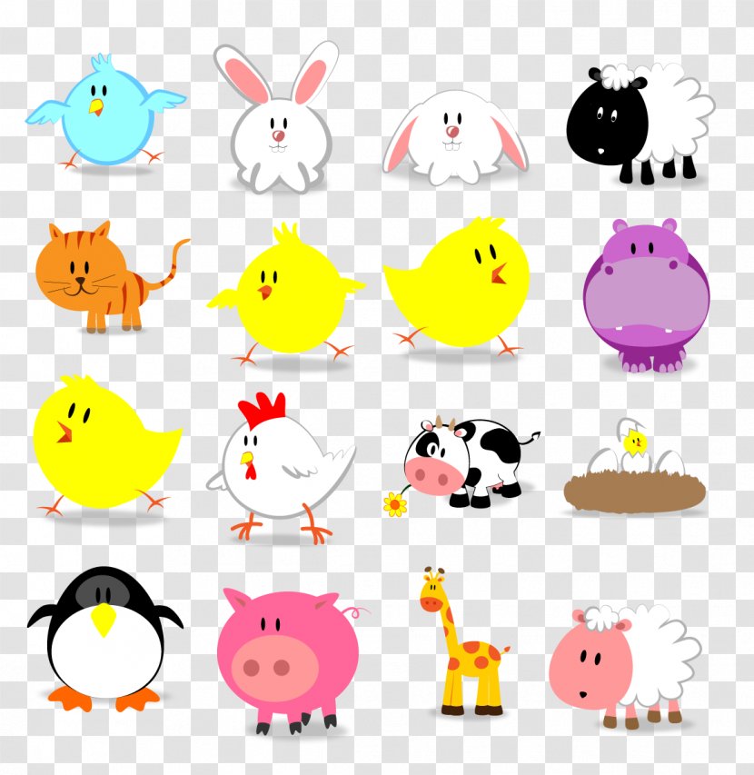Animal Icon - Cute Little Animals Icon. Transparent PNG