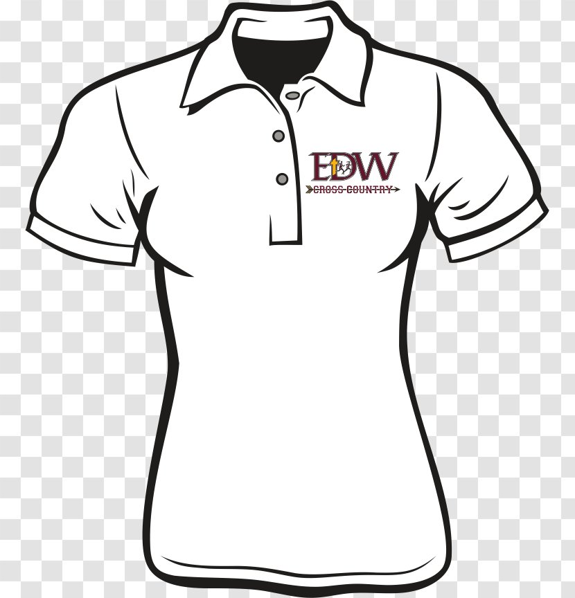 T-shirt Polo Shirt Collar Uniform Sleeve - Shoe Transparent PNG
