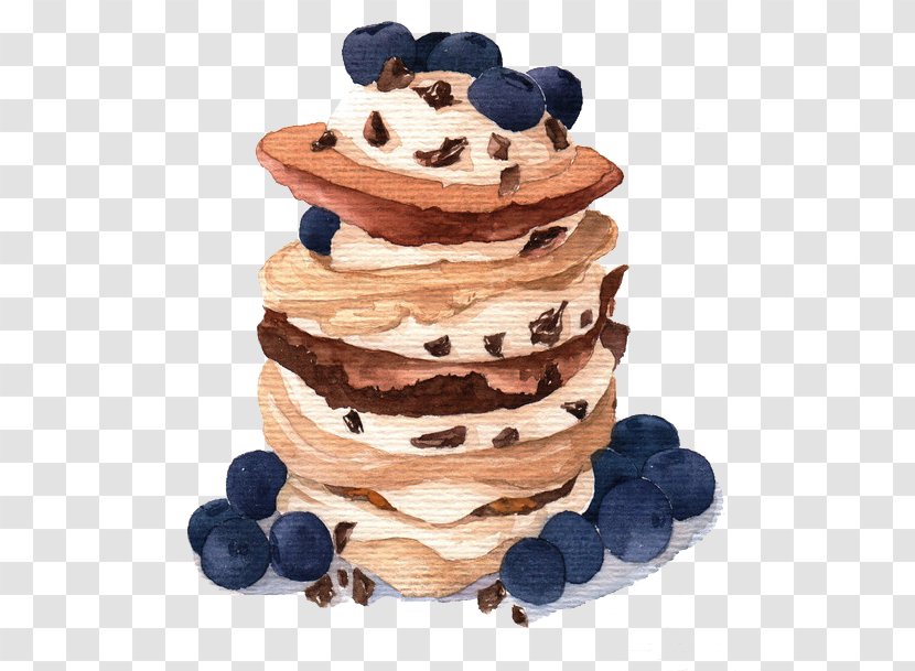 Blueberry Pie Pancake Cream Torte Pumpkin - Aedmaasikas - Cake Transparent PNG