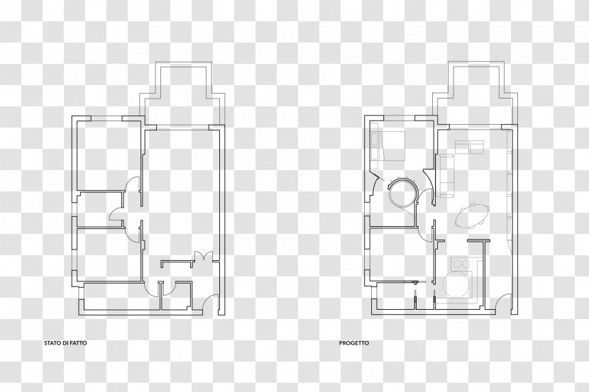 Floor Plan White Angle - Design Transparent PNG