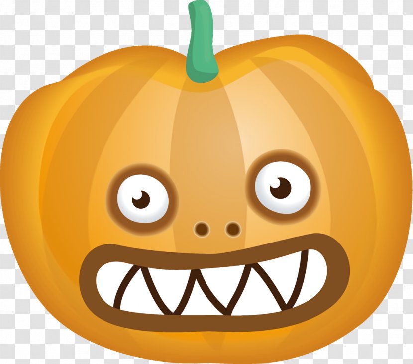 Jack-o-Lantern Halloween Carved Pumpkin - Plant Fruit Transparent PNG