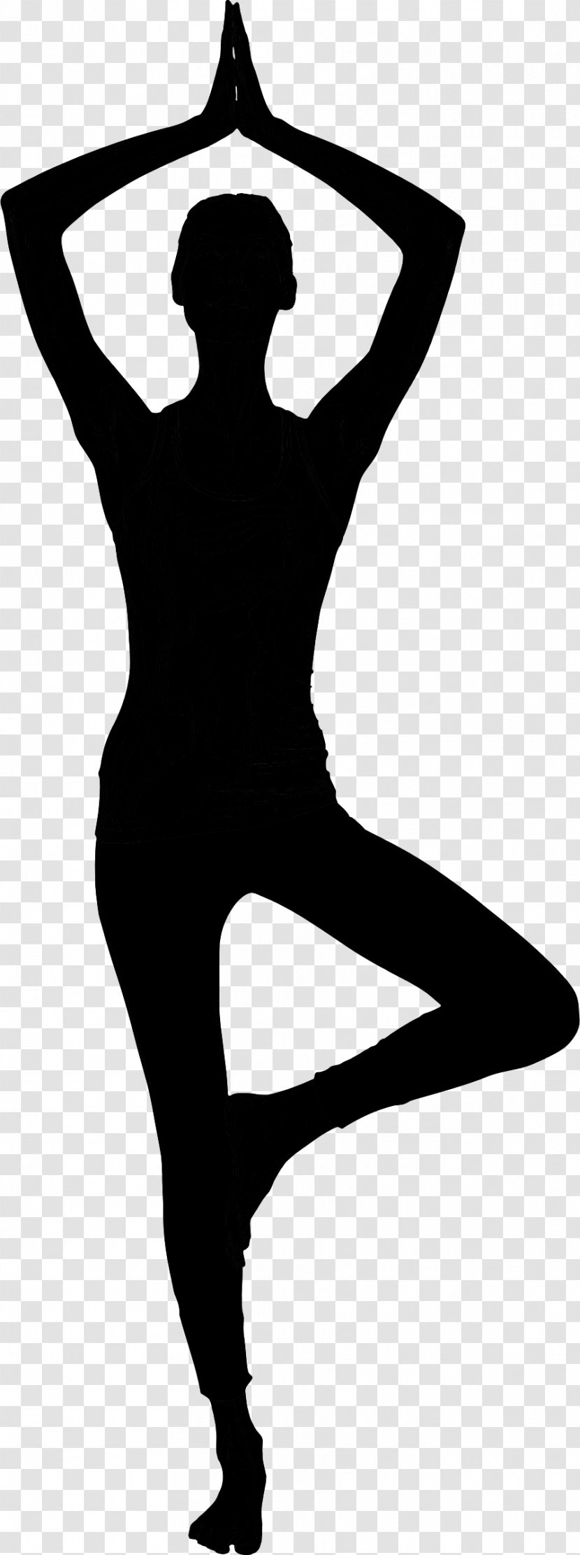 Women's Sleeveless Yoga T-Shirt BLACK Meditation - Shadow Transparent PNG