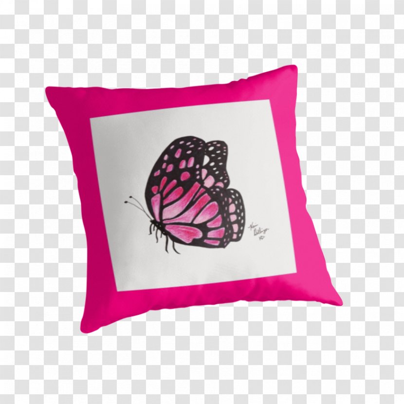 Throw Pillows Cushion Pink M Font Transparent PNG