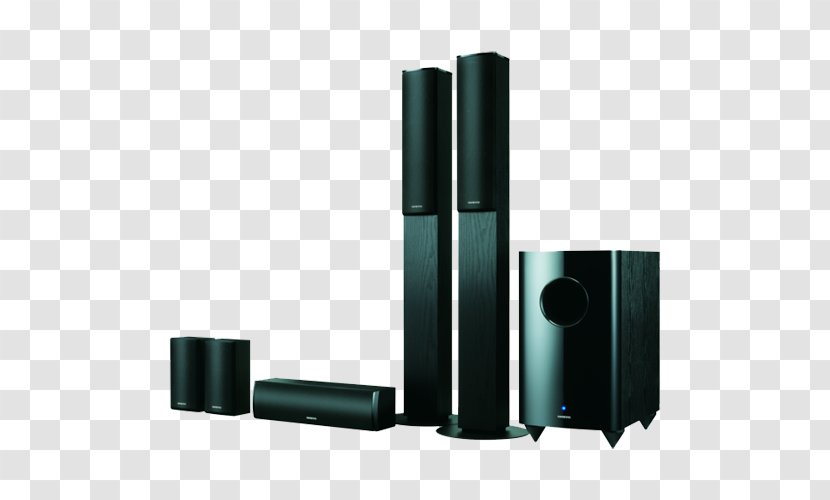 7.1 Surround Sound Home Theater Systems Loudspeaker Onkyo SKS-HT870 - Sksht690 Transparent PNG