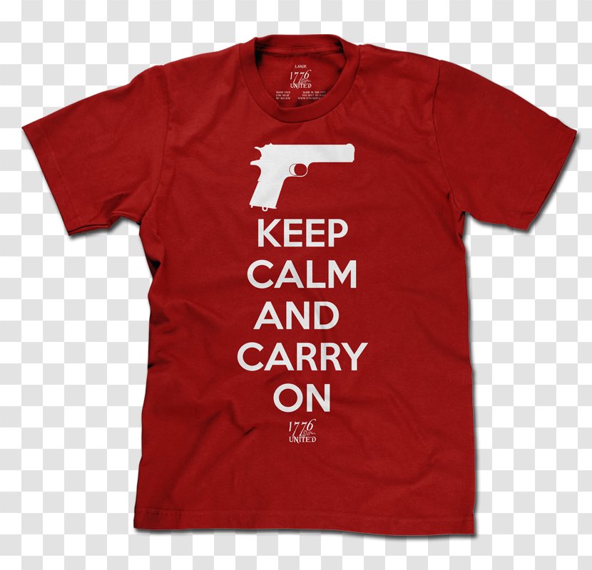 T-shirt Keep Calm And Carry On United Kingdom Desktop Wallpaper - Active Shirt Transparent PNG