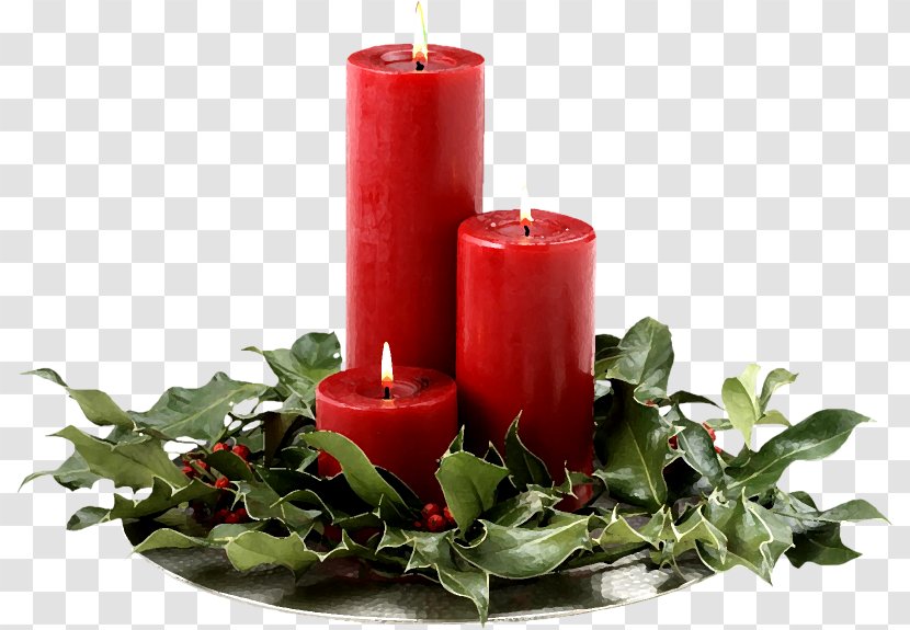 Christmas Day Candle Clip Art Decoration Lights - Interior Design Services Transparent PNG