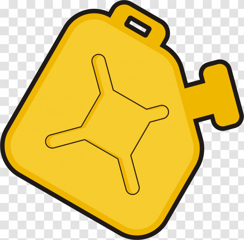 Clip Art Fuel - Yellow - Galon Cans Transparent PNG