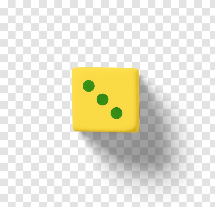 Dice Download Icon - Yellow Transparent PNG