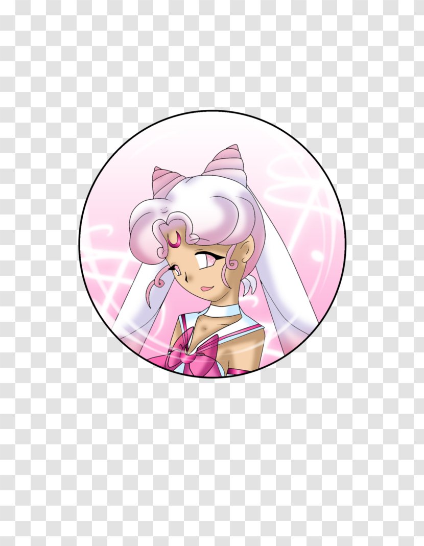 Pink M Cartoon Character Fiction - Love Moon Transparent PNG